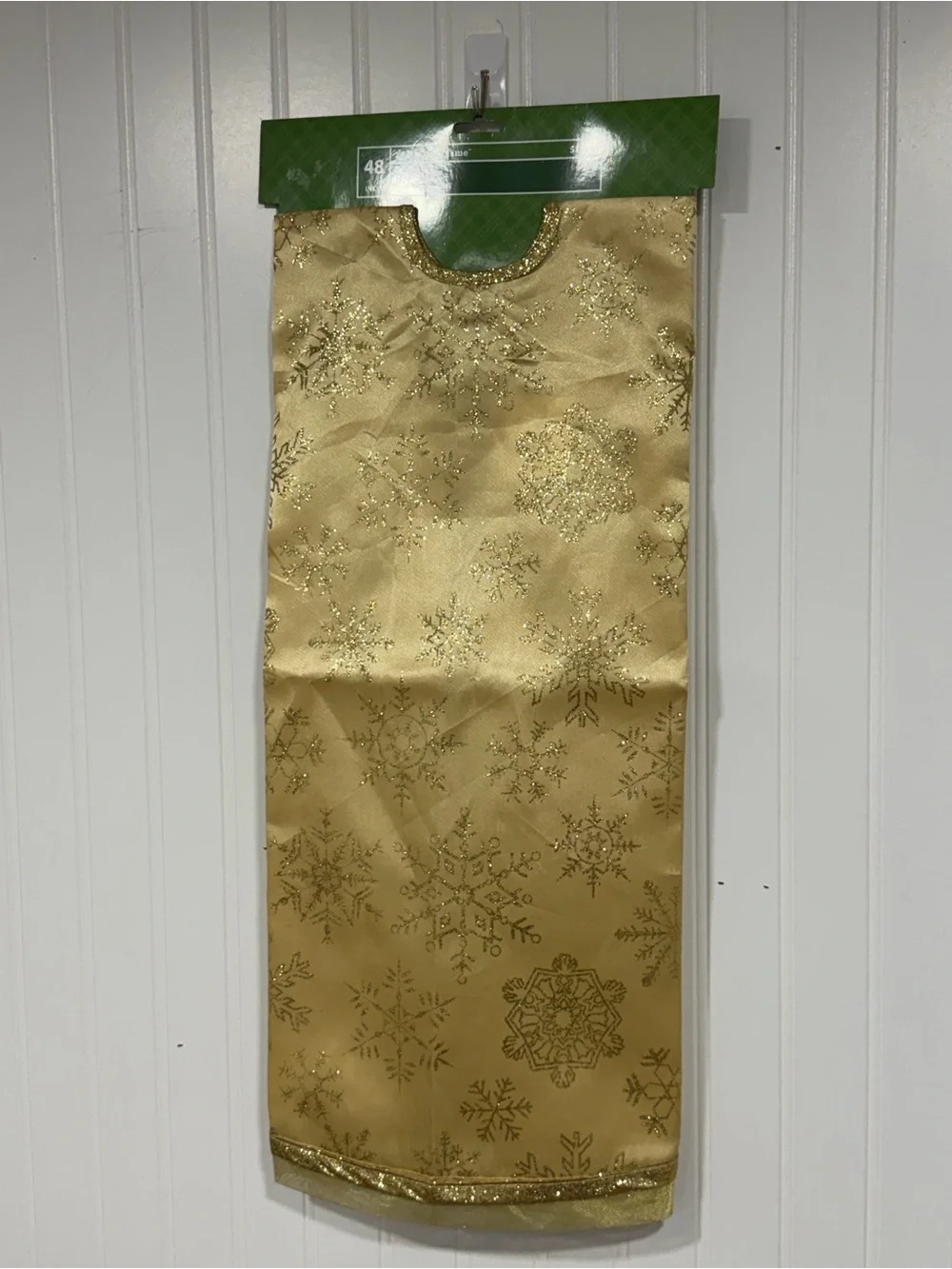 Gold Snowflake Tree Skirt by Holiday Time